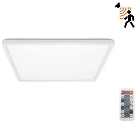 Lampada LED bagno NIVERA LED/12W/230V IP54 22,5x22,5 cm bianca + DO