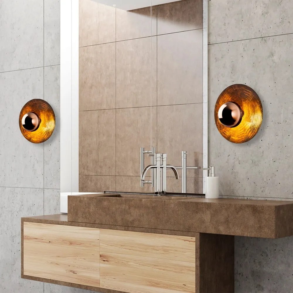 Lampada da parete color rame ø 38 cm Kurt – Opviq lights