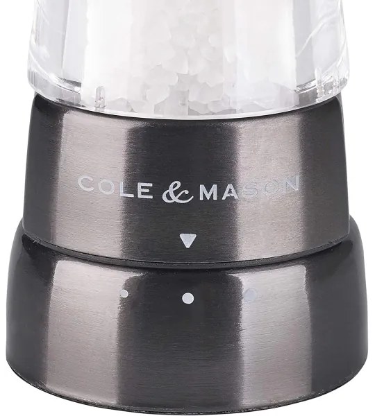 Cole&Mason - Set di macinini per sale e pepe DERWENT 2 pezzi 19 cm antracite