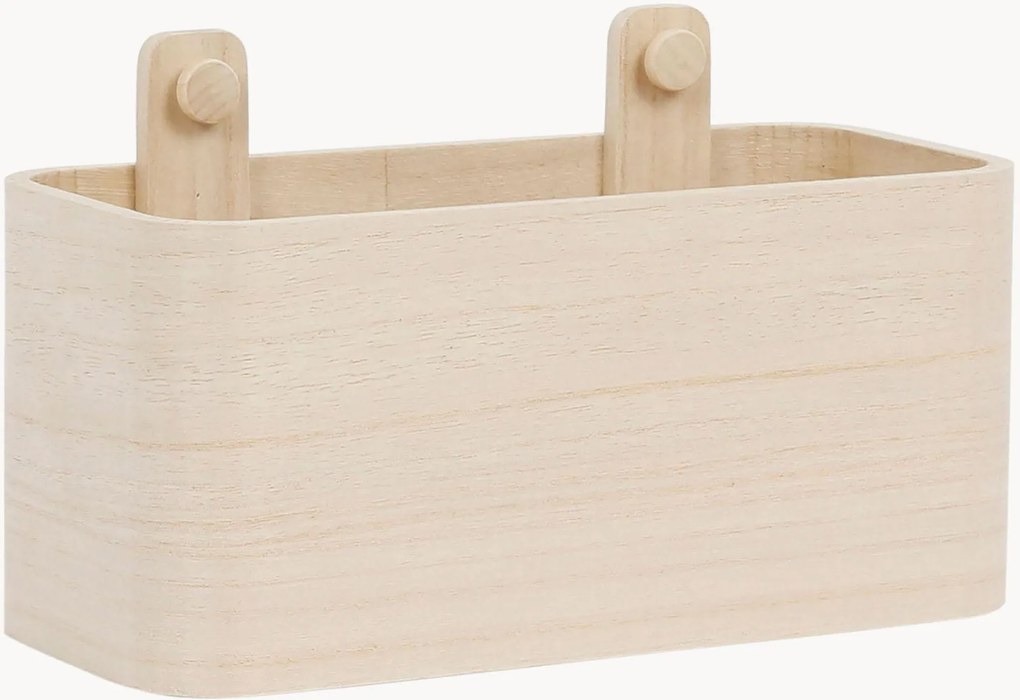 Scatola portaoggetti in legno di paulownia Anordi