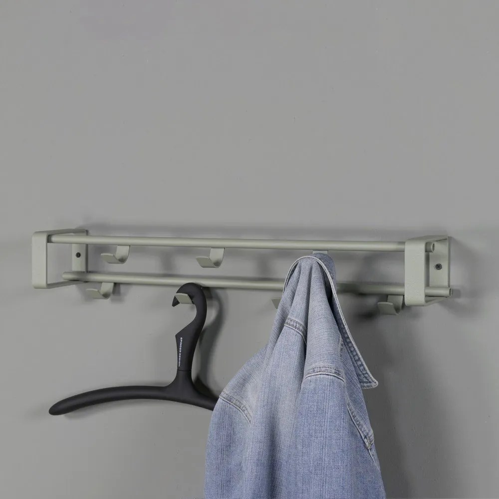 Attaccapanni da parete verde polveroso in metallo 60 cm Rex – Spinder Design