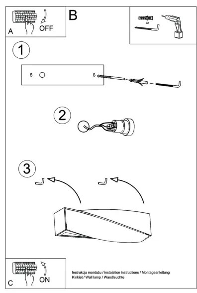Applique SIGMA MINI 1xE27/60W/230V bianco