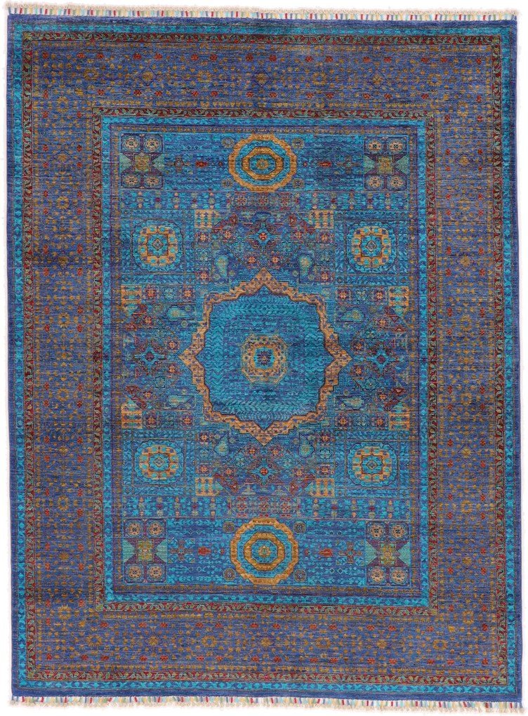Mamluk Tappeto orientale 210 x 160 (Afghanistan) Annodato A Mano