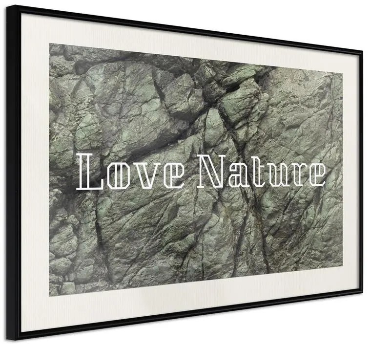 Poster  Nature  Cornice Quadri Cornice nera con pass-partout, Larghezza x Altezza Home decor 60x40