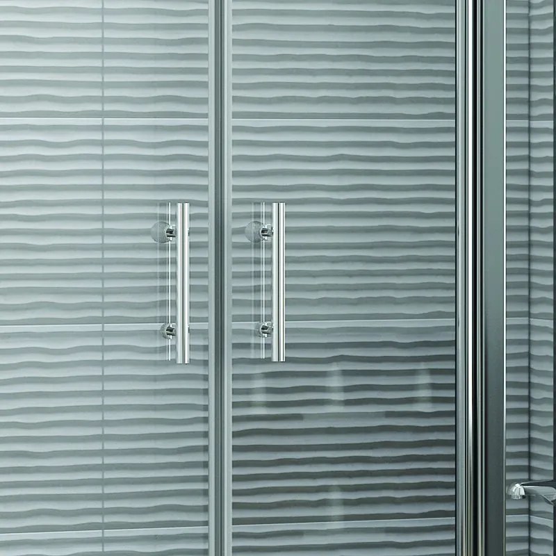 Kamalu - Box doccia nicchia 170 cm apertura saloon | KPX7000