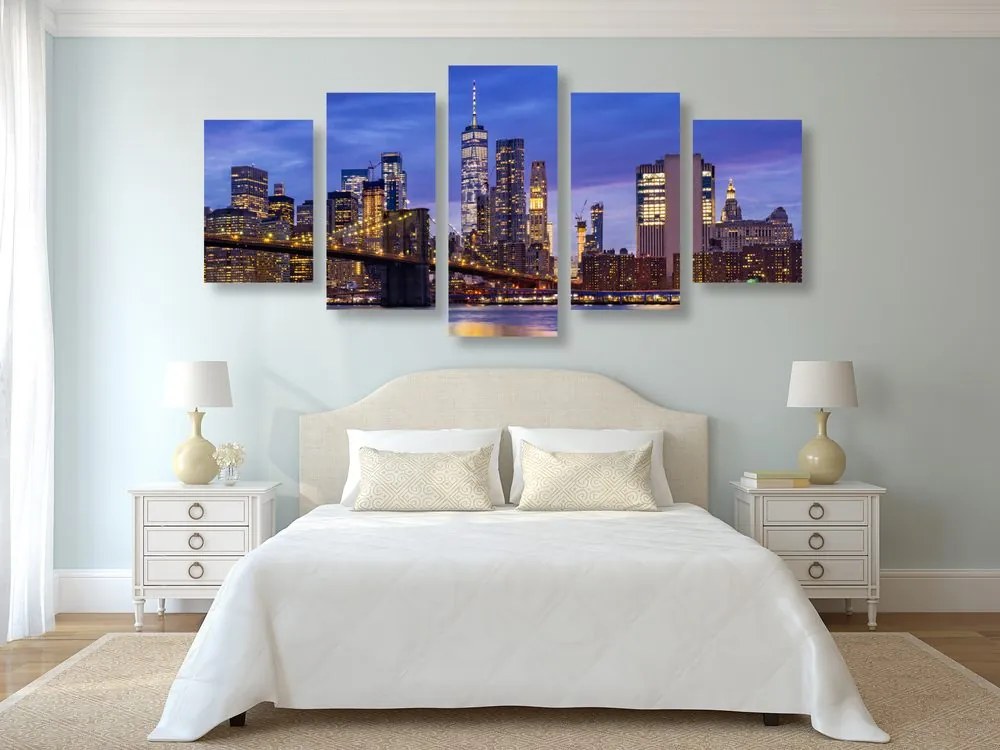 Quadri 5 pezzi – Ponte di Brooklyn