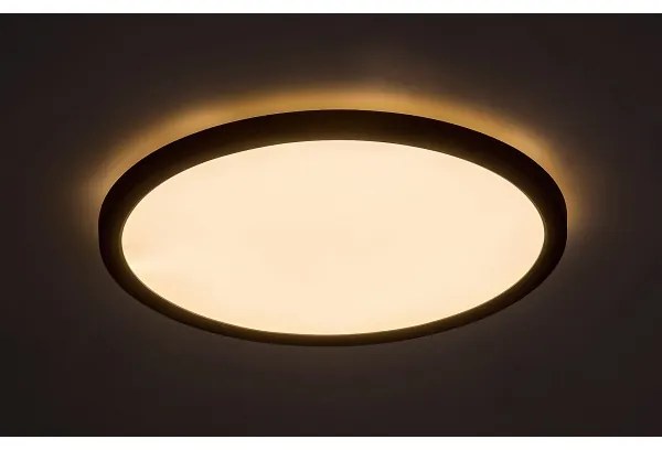 Rabalux 71097 - Plafoniera LED GONZALO 36W/230V, Ø 40 cm, nero
