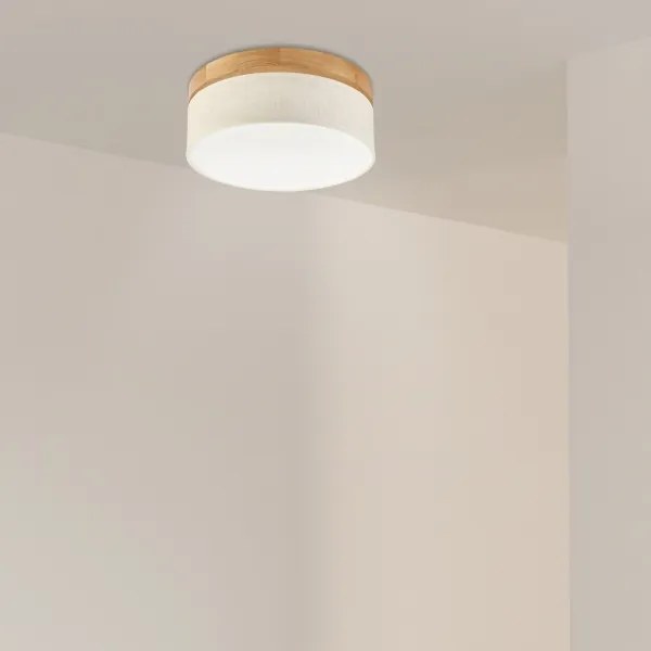 Brilagi - Plafoniera LED BELLADONNA LED/20W/230V Ø 30 cm crema/rovere