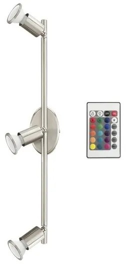Eglo 75385 - LED RGB Faretto dimmerabile BUZZ-C 3xGU10/4W/230V