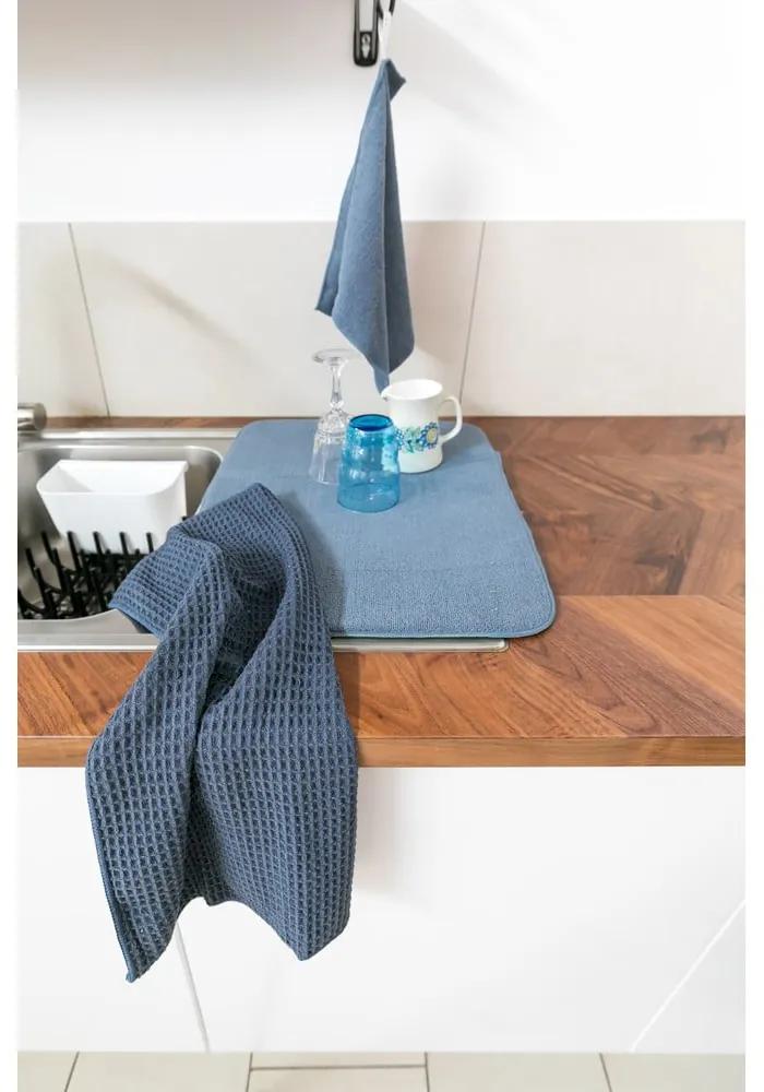 Set di 2 asciugamani da cucina in microfibra grigi, 60 x 40 cm - Tiseco Home Studio