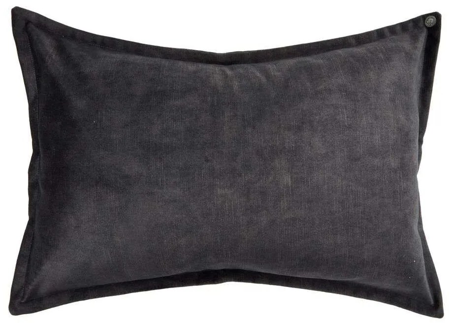 Margit Brandt - MB Cushion w/Piping&incl.Feather Filling Dark Grey Margit Brandt