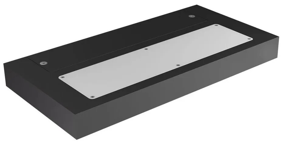 Redo 01-3016 - Applique da parete LED LAMINA 2xLED/15W/230V CRI 90 nera