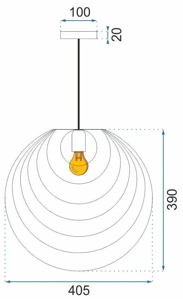 LAMPADA DA SOFFITO GEOMETRICO NERO APP426-1CP