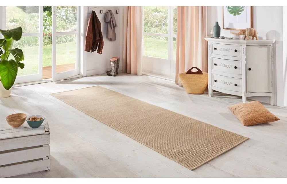 Runner beige , 80 x 250 cm Nature - BT Carpet