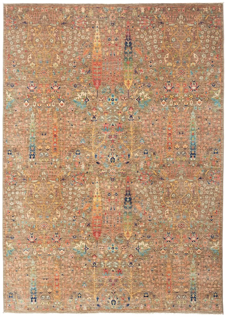Samarkand Tappeto orientale 290 x 200 Grigio (Pakistan) Annodato A Mano