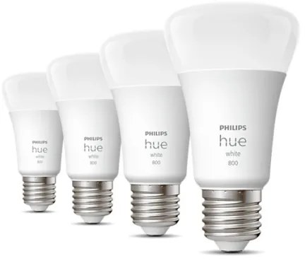 SET 4x Lampadine LED Dimmerabili Philips Hue BIANCO A60 E27/9W/230V 2700K