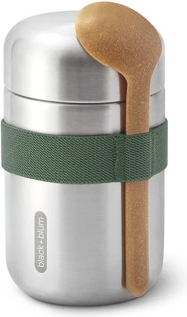 Borraccia termica argentata in acciaio inox 400 ml – Black + Blum