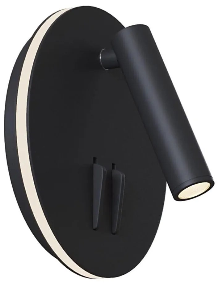 Maytoni C176-WL-01-6W-B - Luce Spot da parete a LED IOS LED/9W/230V nero