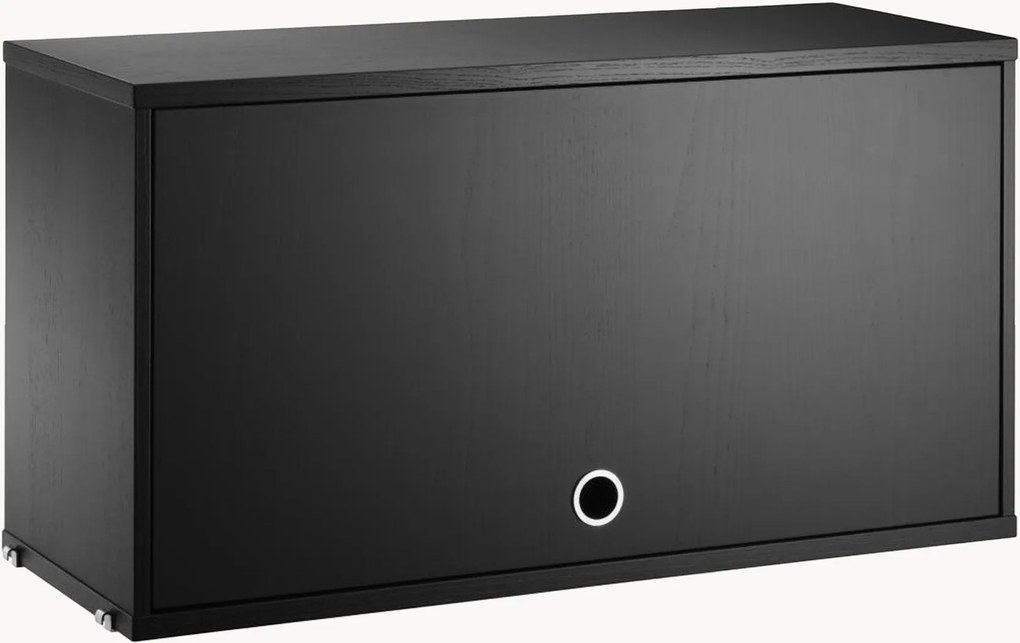 Armadietto con anta ribaltabile String System, larg. 78 x prof. 30 cm