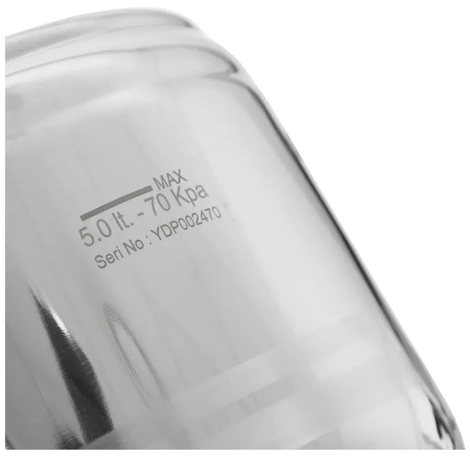 Pentola a pressione in acciaio inox con coperchio , 5 l Profi - Orion