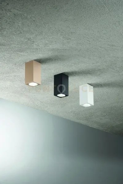 Plafoniera aloa attacco gu10 oro h.12cm ip20