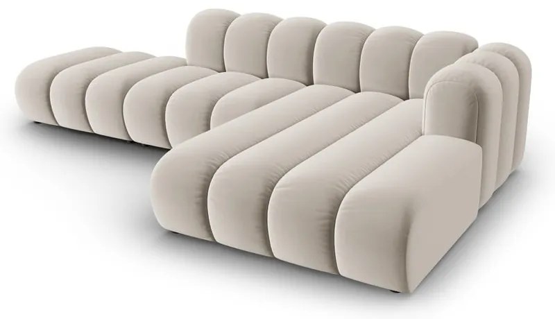 Divano angolare beige ad angolo destro Lupine - Micadoni Home