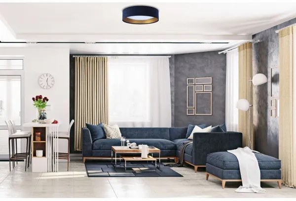 Plafoniera LED SMART GALAXY LED/36W/230V Wi-Fi Tuya blu/oro + tc