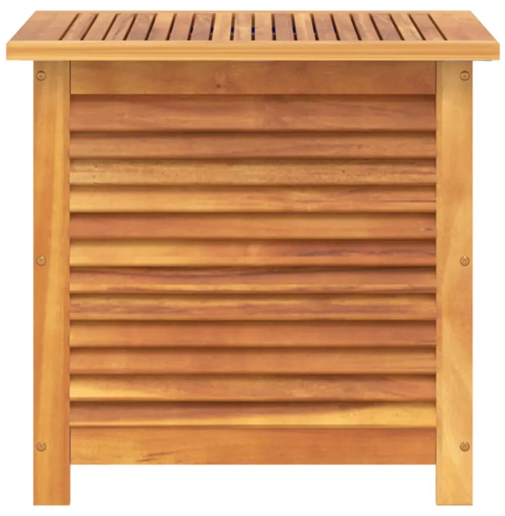 Contenitore giardino con feritoia 50x60x56cm massello acacia