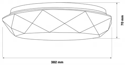 Lampada LED dimmerabile da bagno GALAXY LED/48W/230V 3000-6000K IP44 + +TC