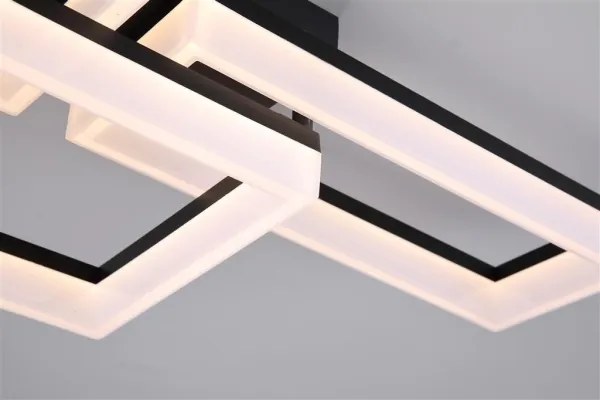 Searchlight 28612BK - Plafoniera LED dimmerabile WALL ART II LED/30W/230V 32x60 cm