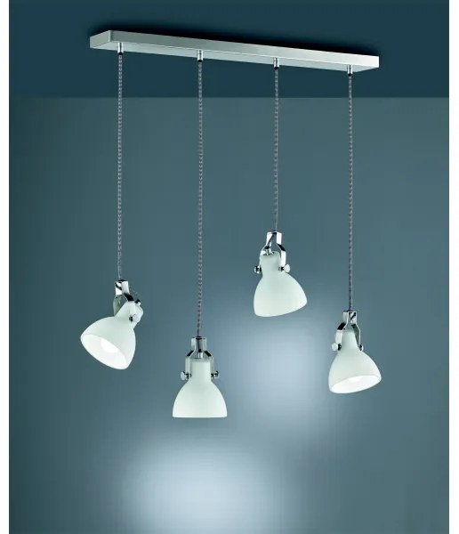 Trio - Lampadario su filo GINELLI 4xE14/28W/230V