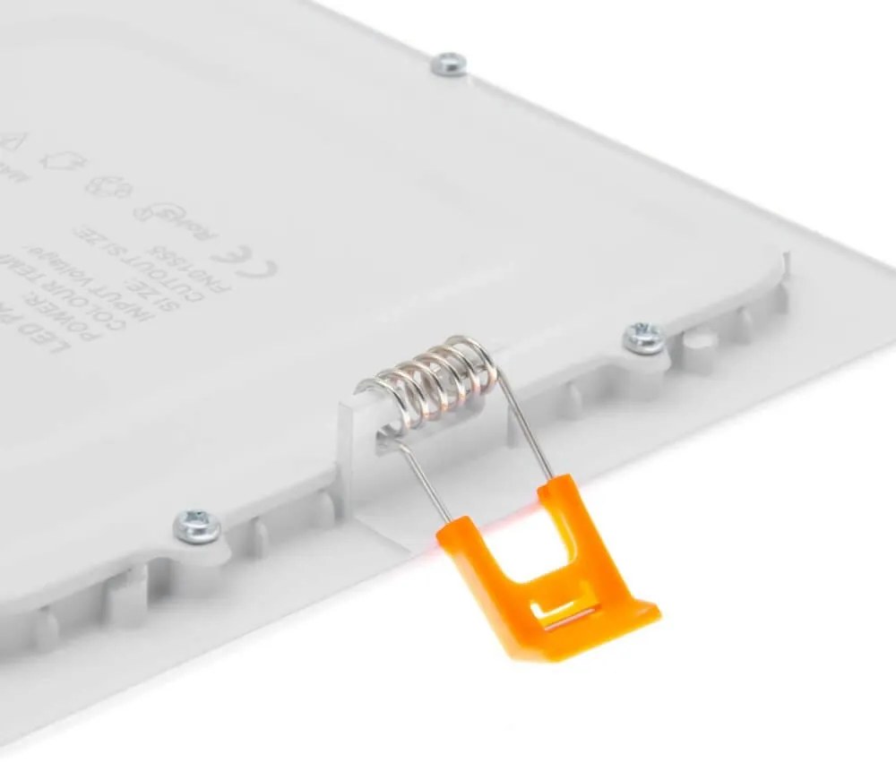 Pannello LED Quadrato 15W 1.500lm no Flickering Foro 155x155mm Colore Bianco Naturale 4.000K
