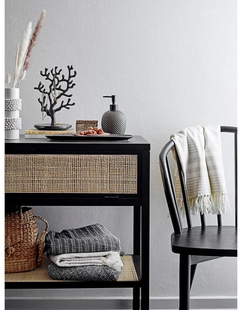 Set di accessori da bagno grigio in gres Hrin - Bloomingville