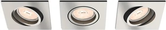 Philips - SET 3x LED RGBW dimmerabili faretti da incasso DONEGAL 3xGU10/4,8W/230V+telecomando