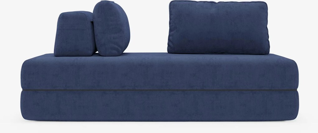 Rift divano letto matrimoniale 2 posti e 3 posti con schienali mobili - materasso alto 24 cm e memory foam in tessuto smacchiabile T31