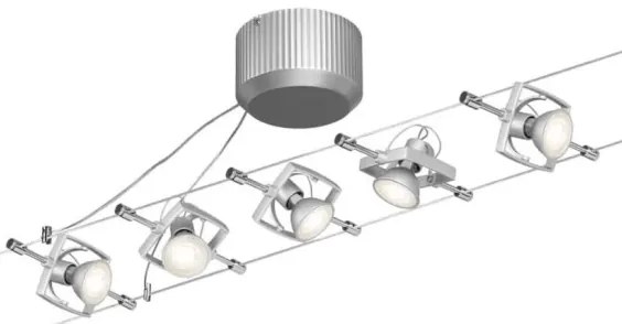 Paulmann 94133 - SET 5xGU5,3/10W Faretto MAC 230V cromo