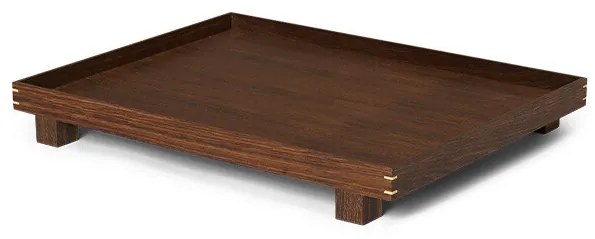 ferm LIVING - Bon Wooden Tray Large Smoked Oak ferm LIVING