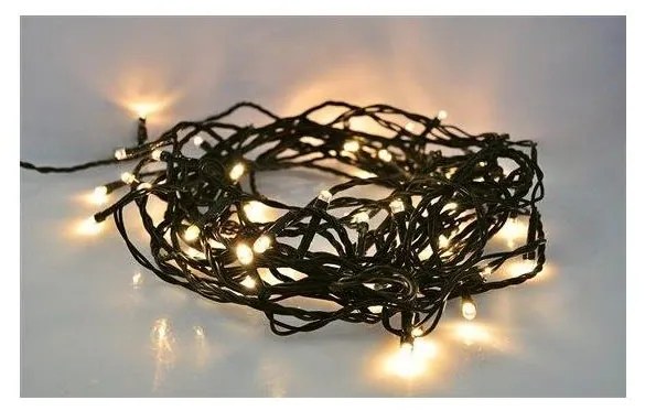 Solight 1V04-WW- Catena natalizia LED da esterno 300xLED/8 funzioni 35m IP44 bianco caldo