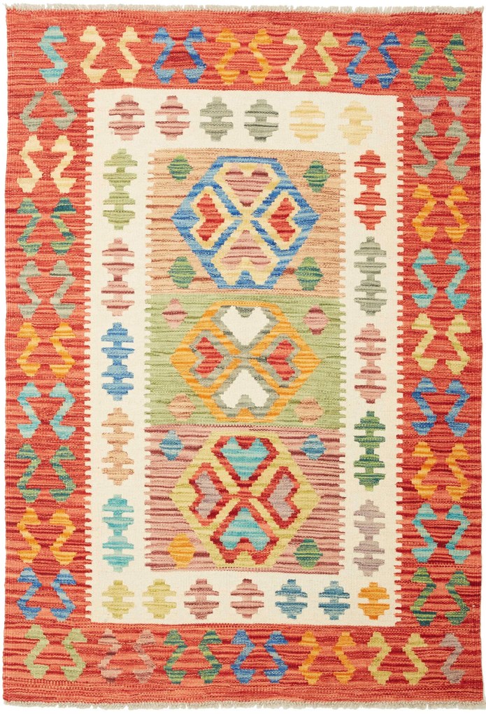 Kilim Tappeto orientale 140x100 (Pakistan) Tessuto A Mano