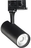 Illuminazione A Binario Contemporaneo Fox Alluminio Nero Led 15W 4000K Ip20