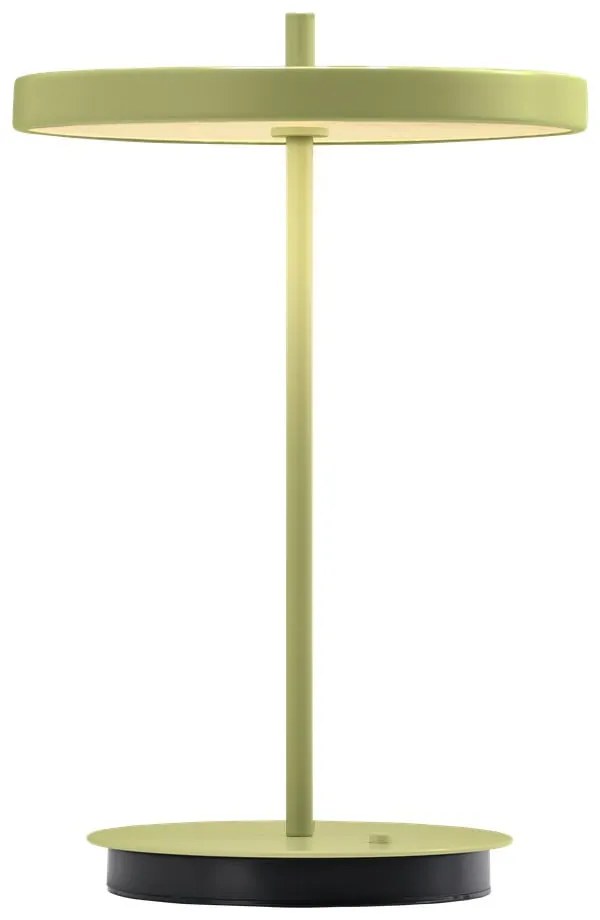 Lampada da tavolo LED verde in metallo con paralume in metallo (altezza totale 31 cm) Asteria Move – UMAGE