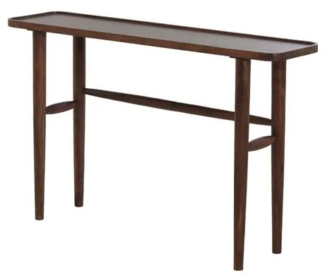 Consolle in acacia massiccia marrone 30x120 cm Qiano - Light &amp; Living