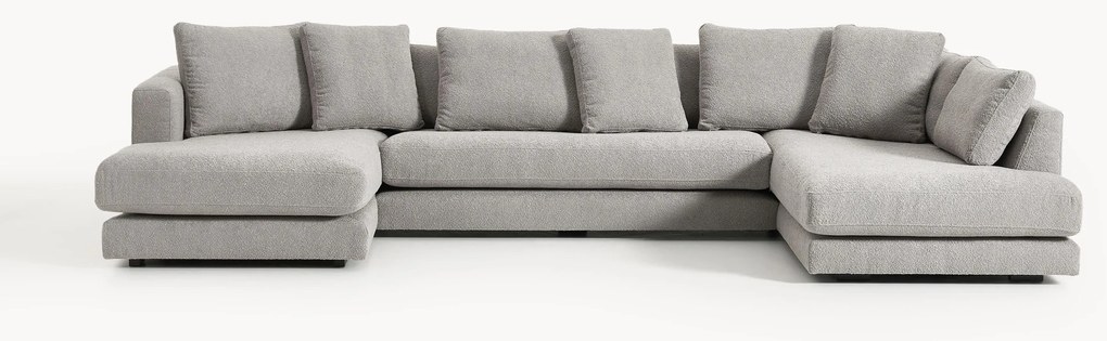 Divano panoramico in bouclé Tribeca