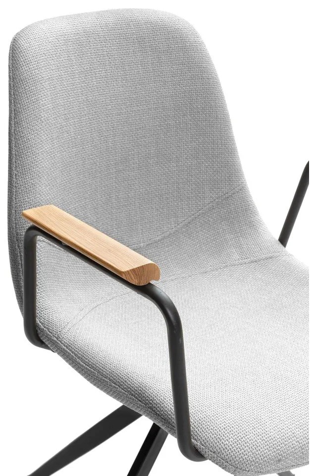 Set di sedie da pranzo grigio chiaro 2 pz Tali - Marckeric