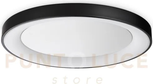 Planet plafoniera led 3000k 15w 1350 lm satinata nera d.60cm