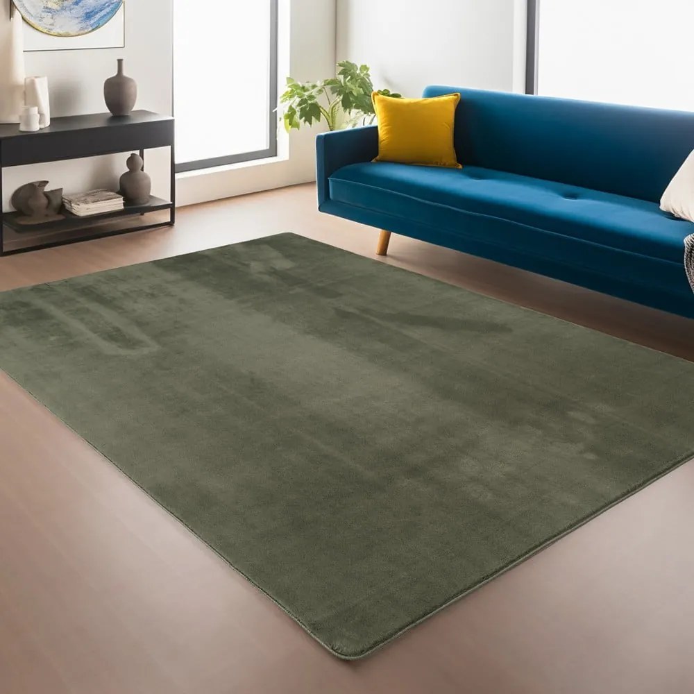 Tappeto color kaki lavabile 80x150 cm Joy 1400 – Ayyildiz Carpets