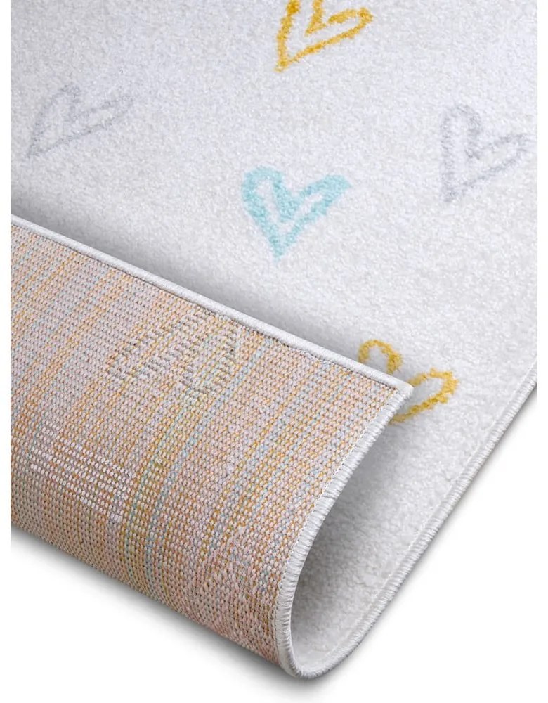 Tappeto bianco per bambini 160x235 cm Hearts - Hanse Home