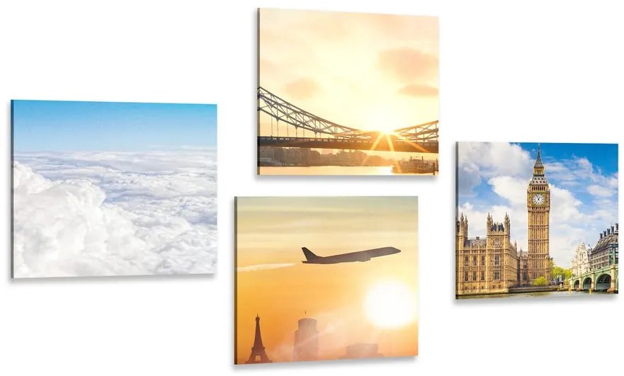 Set di quadri – Viaggio unico