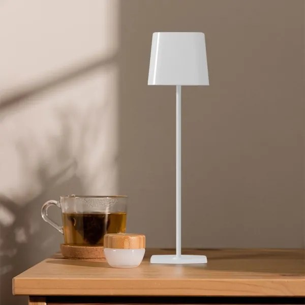 LED Lampada da tavolo magnetica solare LED/5W/5V 3000-6000K 3600 mAh IP65 bianco