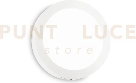 Universal round plafoniera led smd 17 w 110° 2050 lm 3000 k bianca